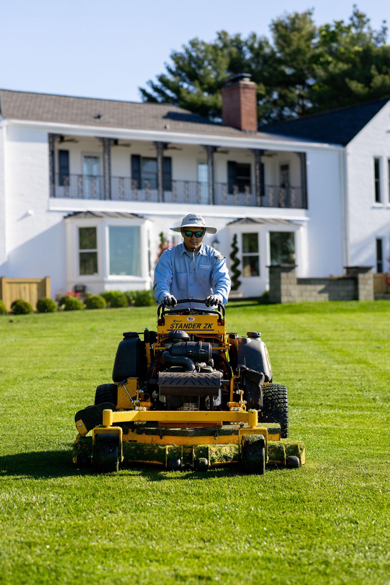 Independence Landscape mowing a lawn in falls church, VA