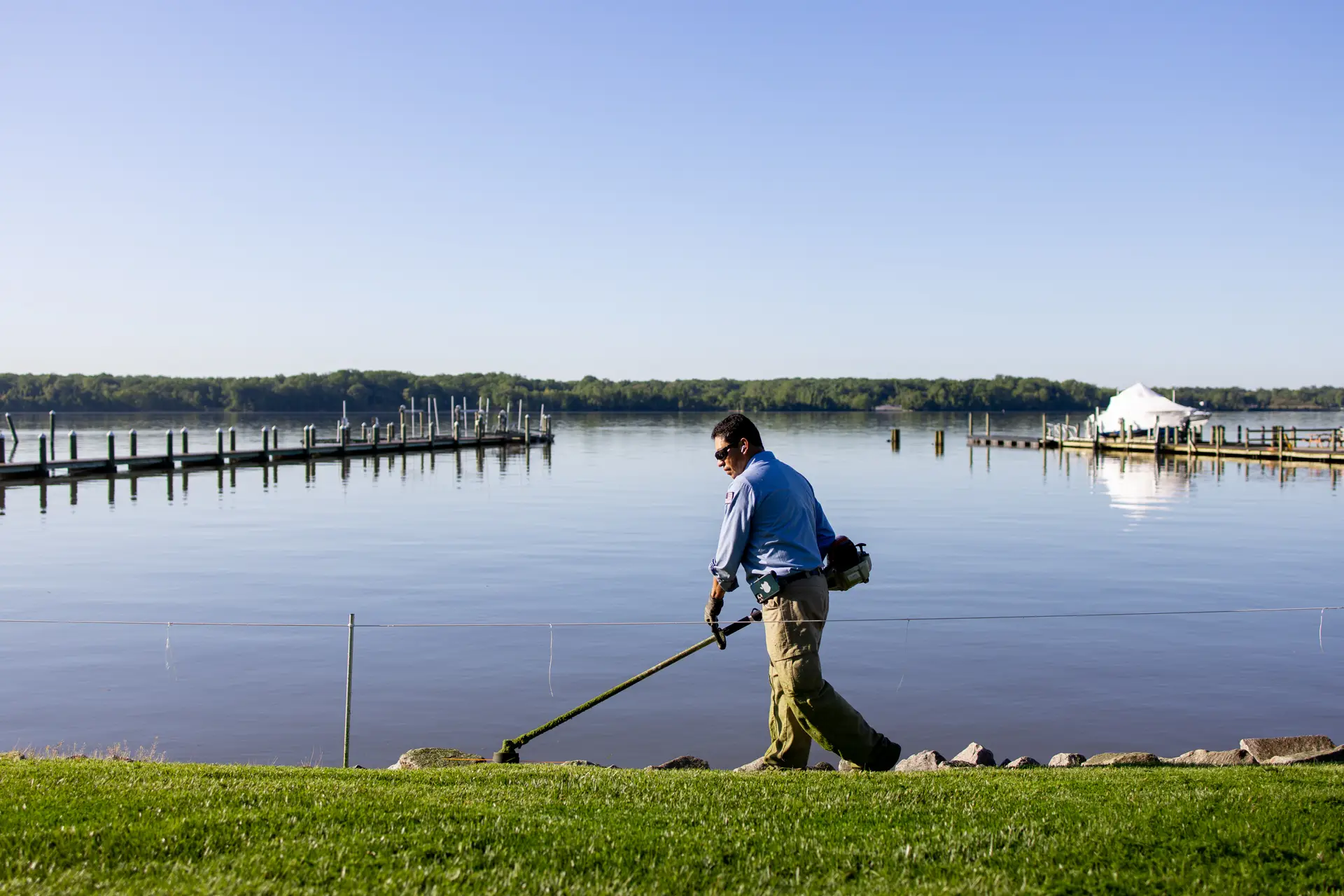 Professional edging in Northern Virginia