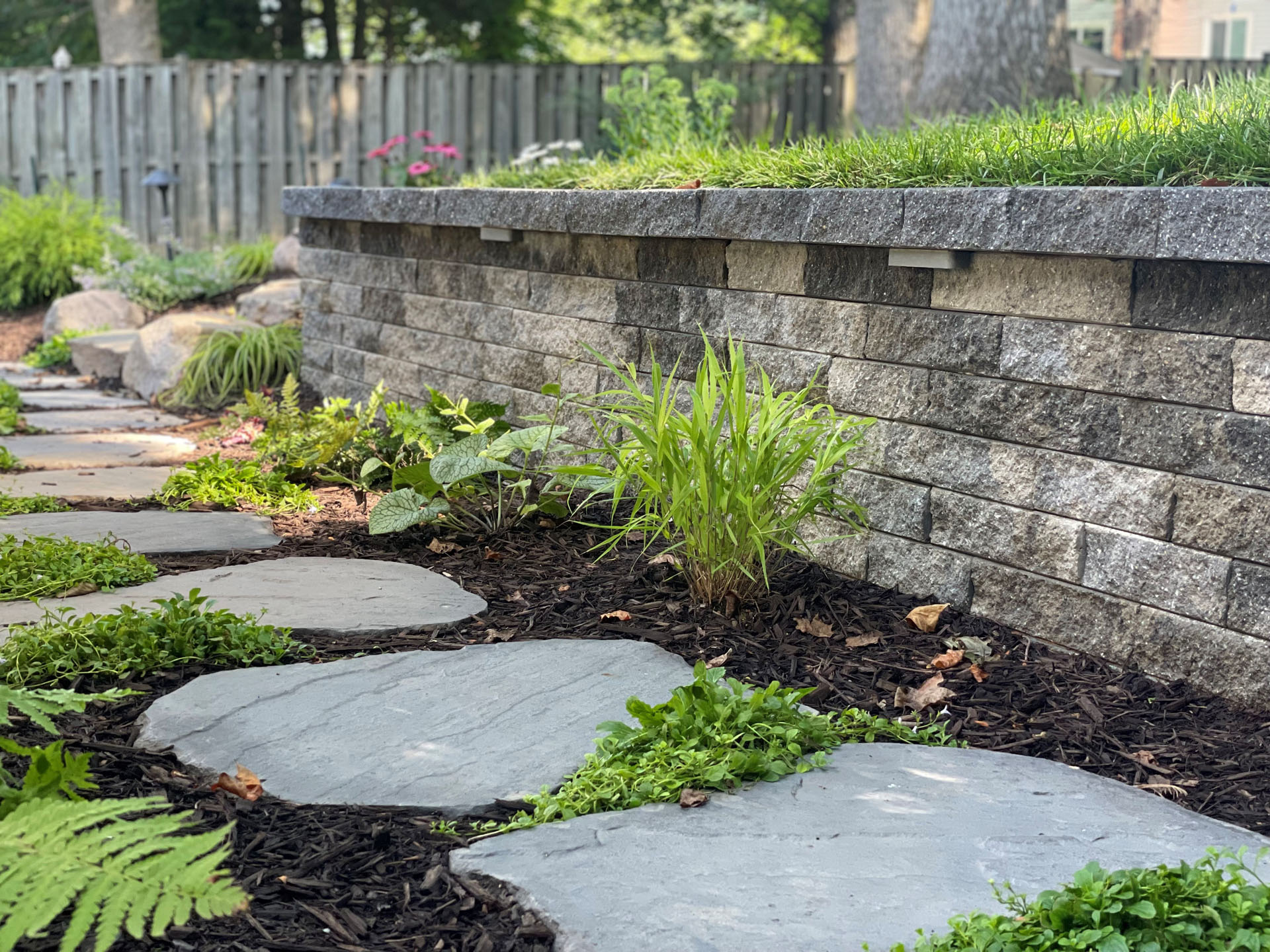 Independence Landscape retaining wall